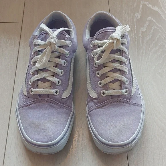Lilac Purple Old Skool Vans US M6/W7.5 EUC - Picture 3 of 12